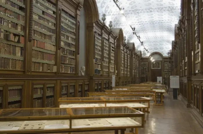 Framed Print : Biblioteca (Library) Palatina, Parma, Emilia-Romagna, Italy Framed Print : Biblioteca (Library) Palatina, Parma, Emilia-Romagna, Italy