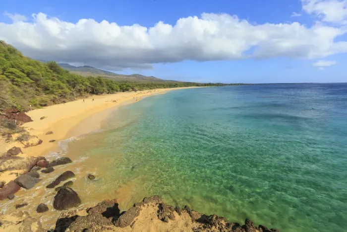 Framed Print : Big Beach Park, Makena Area, Maui, Hawaii, USA