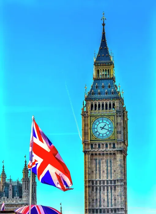 Framed Print : Big Ben and British Flag, houses of Parliament, Westminster, London, England Framed Print : Big Ben and British Flag, houses of Parliament, Westminster, London, England
