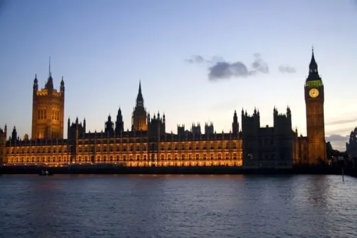 Framed Print : Big Ben and the Houses of Parliament in the city of London, England