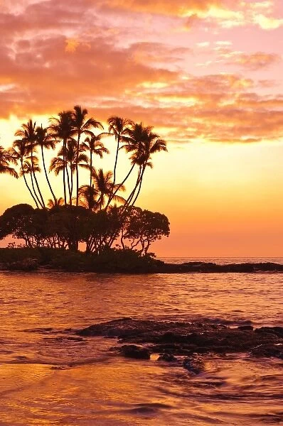 Big Island, Hawaii. Sunset, Big Island Hawaii