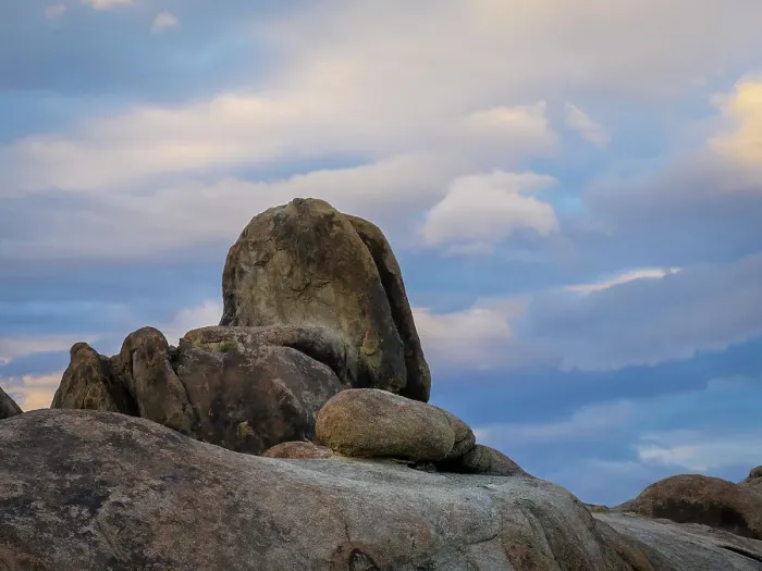 Framed Print : Big rocks in Alabama Hills, Mount Whitney area, Lone Pine, California