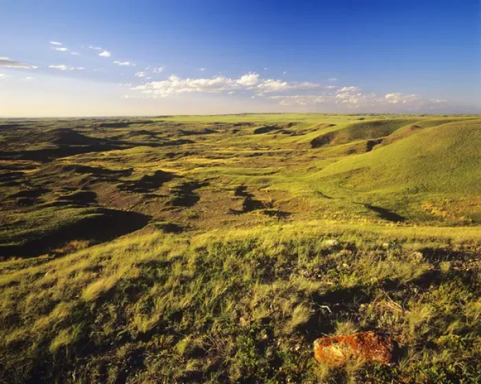 Framed Print : The Bitter Creek badlands in Valley County, Montana, USA