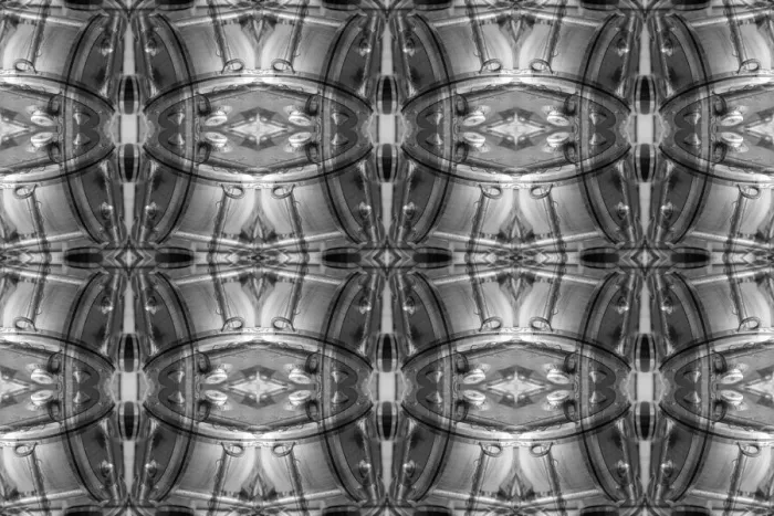 Framed Print : Black and white abstract