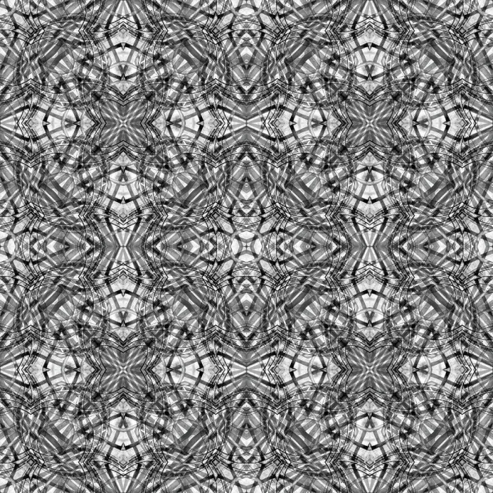 Framed Print : Black and white kaleidoscope abstract Framed Print : Black and white kaleidoscope abstract