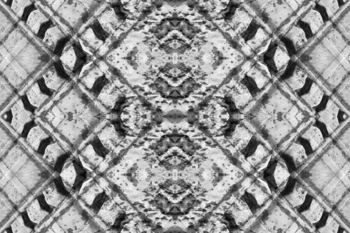 Framed Print : Black and white stone wall abstract Framed Print : Black and white stone wall abstract