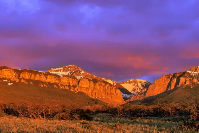 Framed Print : Blackleaf Canyon in Spectacular Light along the Rocky Mountain Front in Montana
