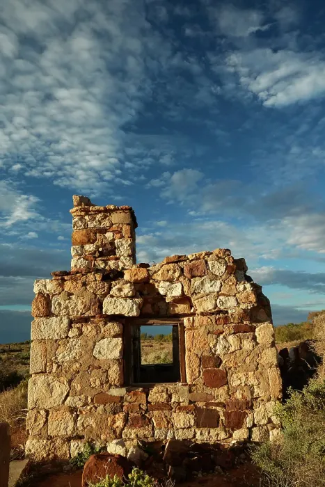 Framed Print : Blanchewater Ruins, Strzelecki Track, Australia Framed Print : Blanchewater Ruins, Strzelecki Track, Australia