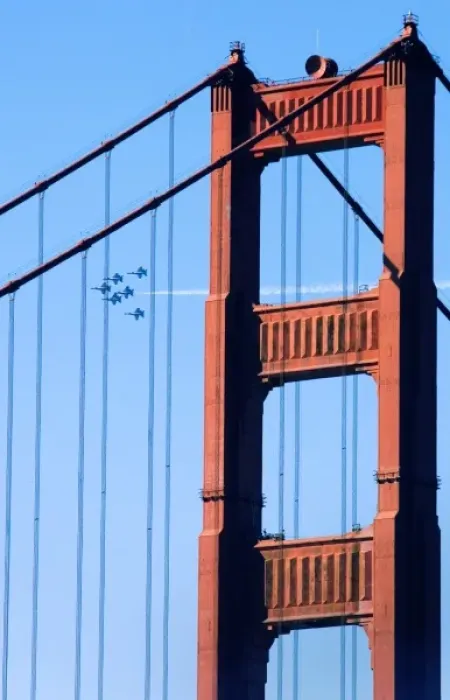 Framed Print : Blue Angels As Seen In Flight Through the Golden Gate Bridge Framed Print : Blue Angels As Seen In Flight Through the Golden Gate Bridge