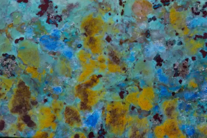 Framed Print : Blue Chrysocolla Jasper Framed Print : Blue Chrysocolla Jasper