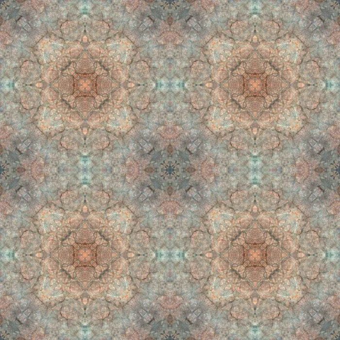 Framed Print : Blue, pink and brown abstract