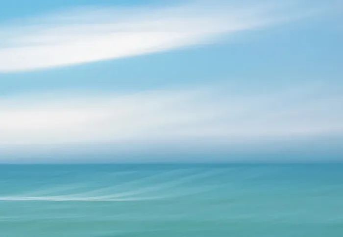Framed Print : Blue and white abstract blur of sea and sky Framed Print : Blue and white abstract blur of sea and sky