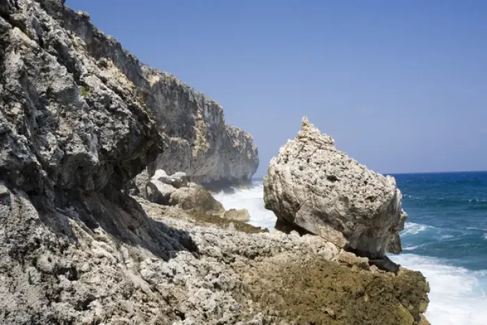 Framed Print : The Bluff southside, Cayman Brac, Cayman Islands, Caribbean