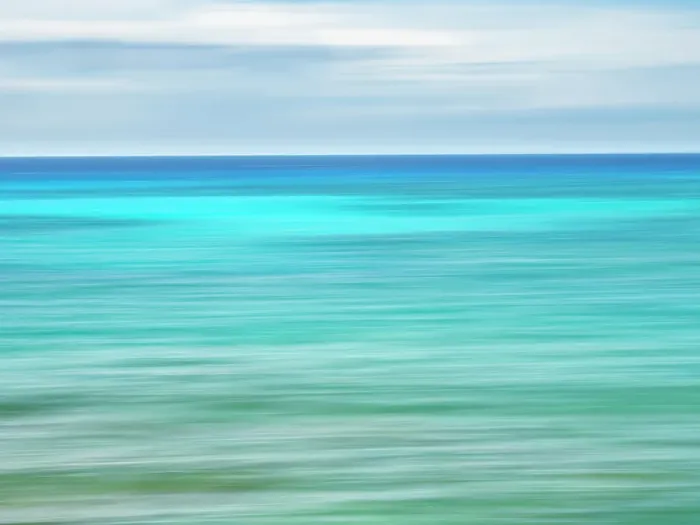Framed Print : Blurred abstract of blue and green sea and sky Framed Print : Blurred abstract of blue and green sea and sky
