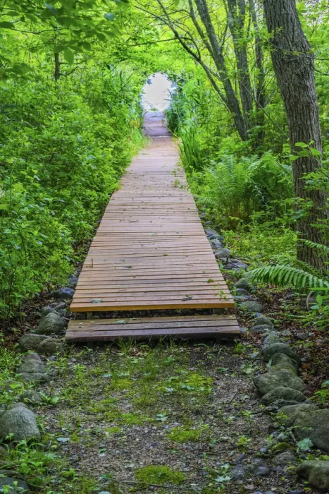 Framed Print : Boardwalk, Padanaram, Dartmouth, Massachusetts