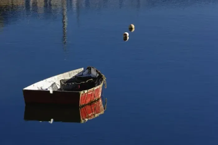 Framed Print : Boat in harbor, Cape Ann, Rockport, Massachusetts Framed Print : Boat in harbor, Cape Ann, Rockport, Massachusetts