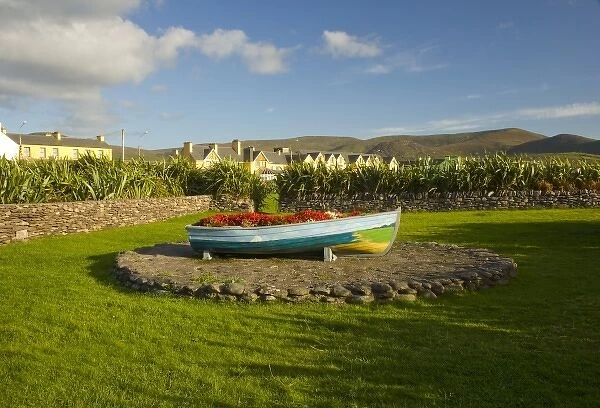 Boat, Planter, Town of Waterville, County Kerry, Ireland, Flowers