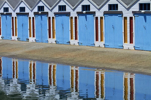 Boatsheds, Clyde Quay Marina, Wellington, North Island, New Zealand