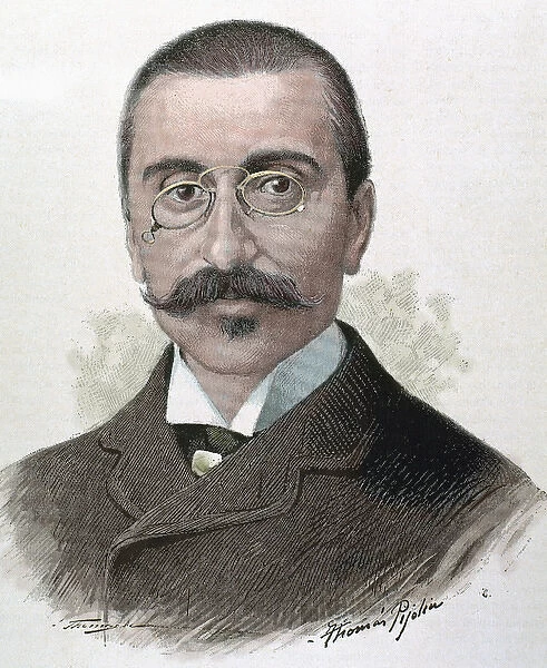 Bofill Martorell, Jose Maria (d. 1893). Spanish politician. Engraving by Thomas Pijoliu