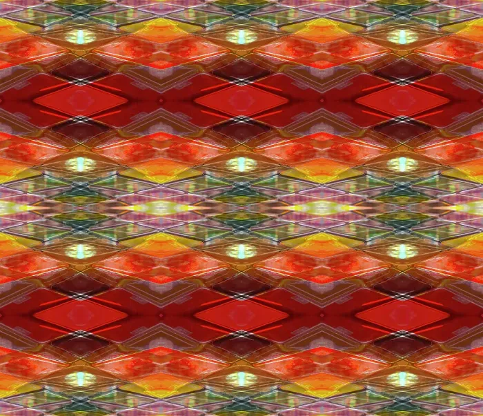 Framed Print : Bold red, orange and yellow abstract