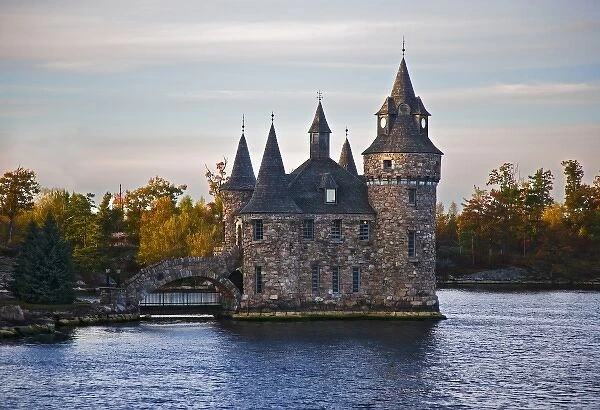 Boldt Castle in the 1000 Islands Region of the St. Lawrence River, New York, USA