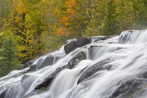 Bond Falls on the Middle Fork of the Ontonagon river near Paulding in the UP of Michigan