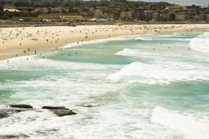 Framed Print : Bondi Beach outside of Sydney, Australia