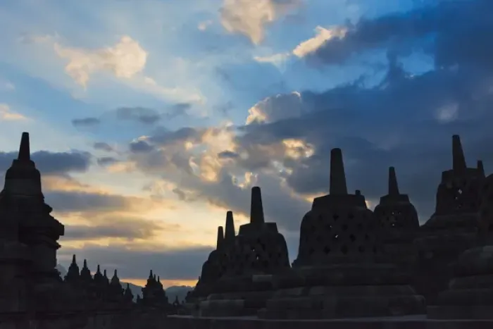 Framed Print : Borobudur at dusk, UNESCO World Heritage site, Magelang, Central Java, Indonesia Framed Print : Borobudur at dusk, UNESCO World Heritage site, Magelang, Central Java, Indonesia