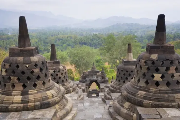 Framed Print : Borobudur, Java, Indonesia Framed Print : Borobudur, Java, Indonesia