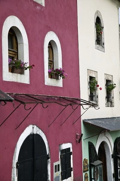 Bosnia-Hercegovina - Mostar. Old Town Mostar  /  Ottoman Era Buildings