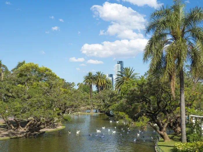 Framed Print : Bosques de Palermo park. Buenos Aires, capital of Argentina