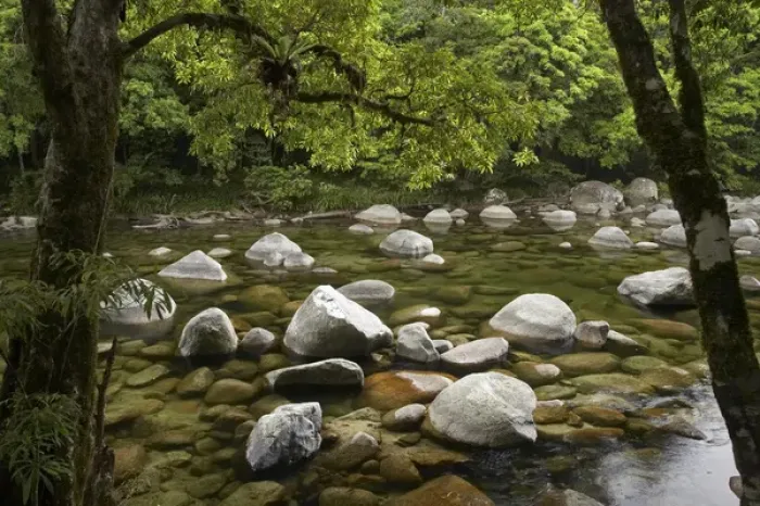 Framed Print : Boulders and Mossman River, Mossman Gorge, Daintree National Park, North Queensland Framed Print : Boulders and Mossman River, Mossman Gorge, Daintree National Park, North Queensland