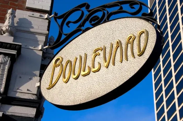Framed Print : Boulevard restaurant sign in San Francisco, California. boulevard sign, restaurant sign Framed Print : Boulevard restaurant sign in San Francisco, California. boulevard sign, restaurant sign