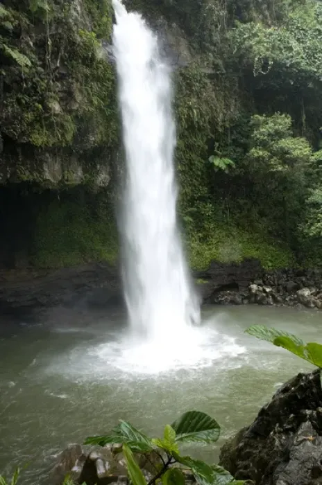 Framed Print : Bouma Falls on Taveuni Island, Fiji