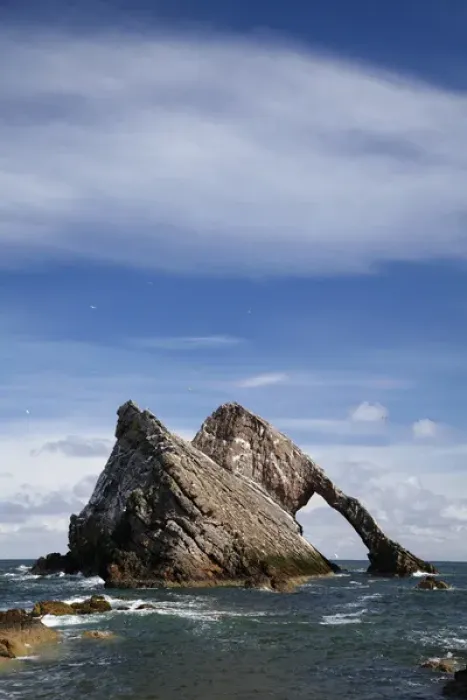 Framed Print : Bow Fiddle Rock, Portknockie, Moray, Scotland, United Kingdom
