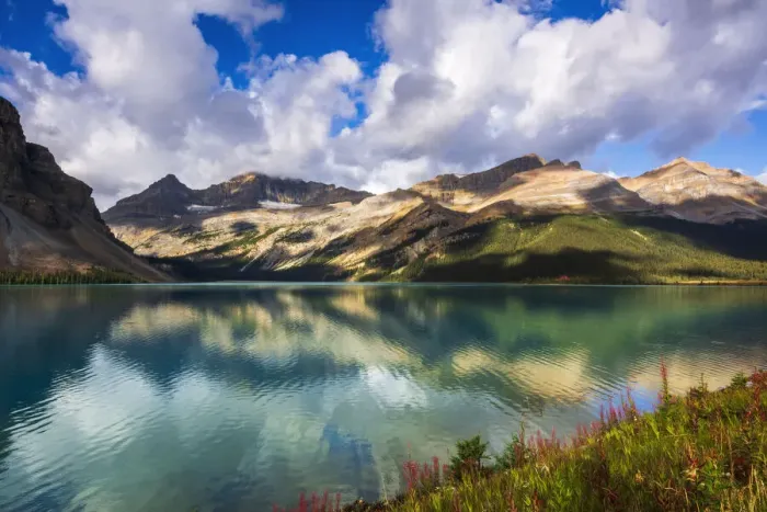 Framed Print : Bow Lake, Banff National Park, Alberta, Canada