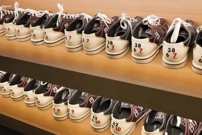 Framed Print : Bowling shoes