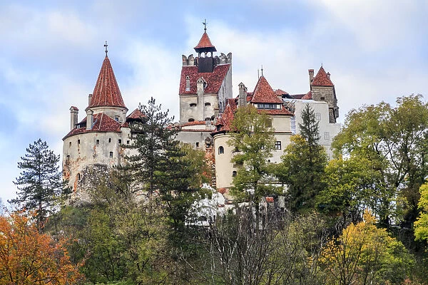 Bran, Romania. Castle Bran, Exterior. Draculas Castle