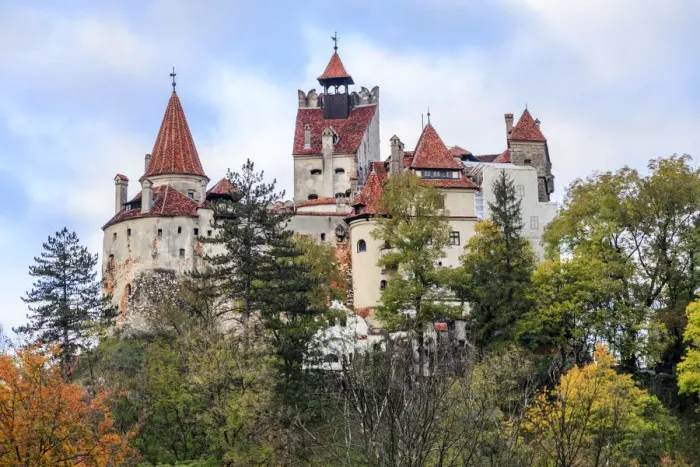 Framed Print : Bran, Romania. Castle Bran, Exterior. Draculas Castle Framed Print : Bran, Romania. Castle Bran, Exterior. Draculas Castle