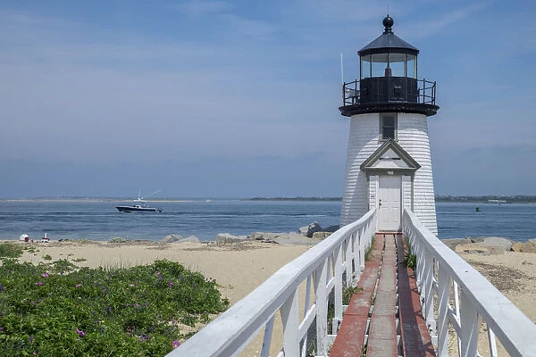 Brant Lighthouse, Nantucket Harbor, Nantucket, Massachusetts, USA
