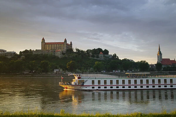 Bratislava Castle by the Danube River, Slovakia