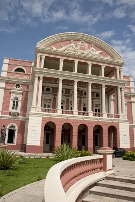 Framed Print : Brazil, Amazon, Manaus. Historic Manaus Opera House (aka Teatro Amazonas), circa 1882