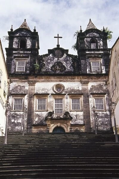 Brazil, Bahia, Salvador, Pelourinho (Historic Center), UNESCO World Heritage Site, Cathedral