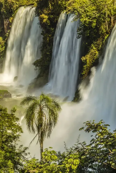 Framed Print : Brazil, Iguazu Falls. Landscape of waterfalls. Credit as Framed Print : Brazil, Iguazu Falls. Landscape of waterfalls. Credit as