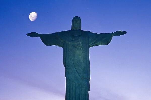 Brazil, Rio de Janeiro, the iconic Cristo Redentor statue that sits atop Corcovado mountain