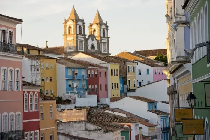 Framed Print : Brazil, state of Bahia. Salvador, the oldest city in Brazil. Pelourinho (Old City)