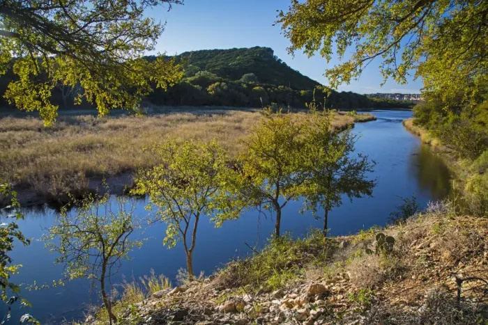 Framed Print : Brazos River below Possum Kingdom Lake from Highway 16 Framed Print : Brazos River below Possum Kingdom Lake from Highway 16