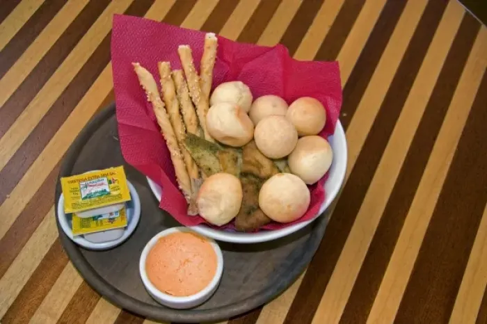 Framed Print : Bread basket at a restaurant in Sao Paulo, Brazil Framed Print : Bread basket at a restaurant in Sao Paulo, Brazil