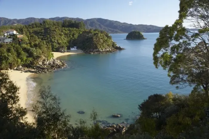 Framed Print : Breaker Bay and Honeymoon Bay, Kaiteriteri, Nelson Region, South Island, New Zealand Framed Print : Breaker Bay and Honeymoon Bay, Kaiteriteri, Nelson Region, South Island, New Zealand