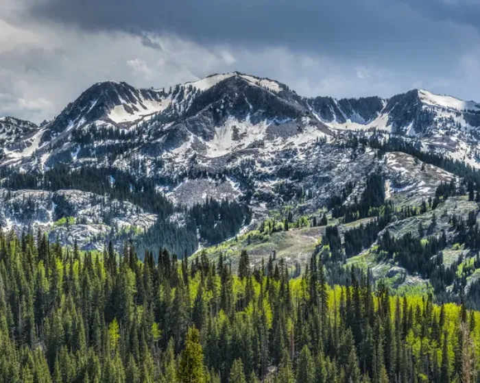 Framed Print : Brighton Ski Resort from Guardsmans pass road Framed Print : Brighton Ski Resort from Guardsmans pass road
